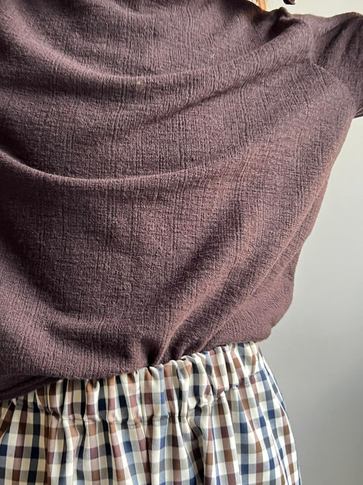 Maglia Nicole in lana sottile marrone