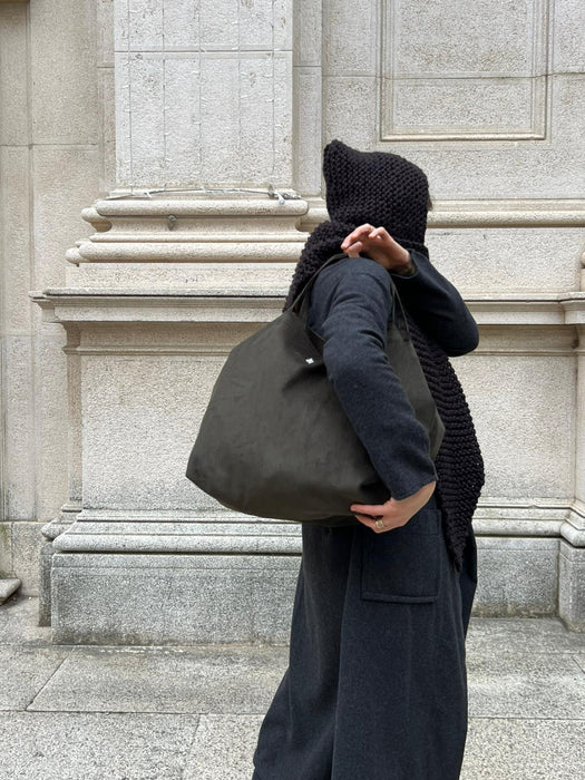 Borsa in velluto verdone