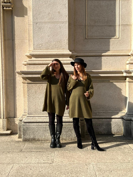 Abito Frida verde militare