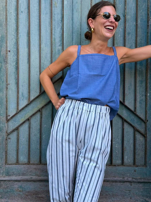 Pantaloni Asia a righe