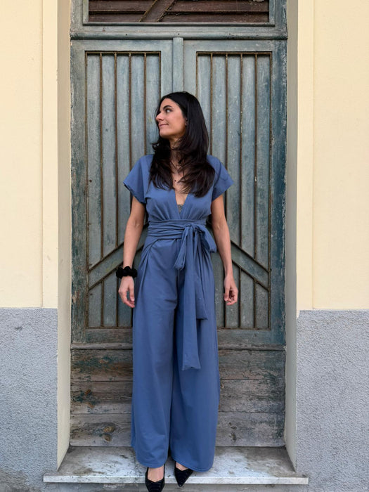 Tuta Magda azzurro polvere