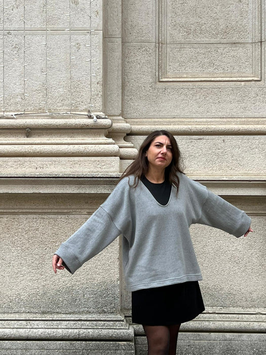 Maglione Amedeo grigio chiaro