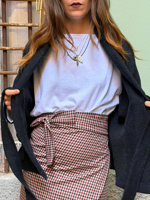 Gonna Matilda corta in fresco lana