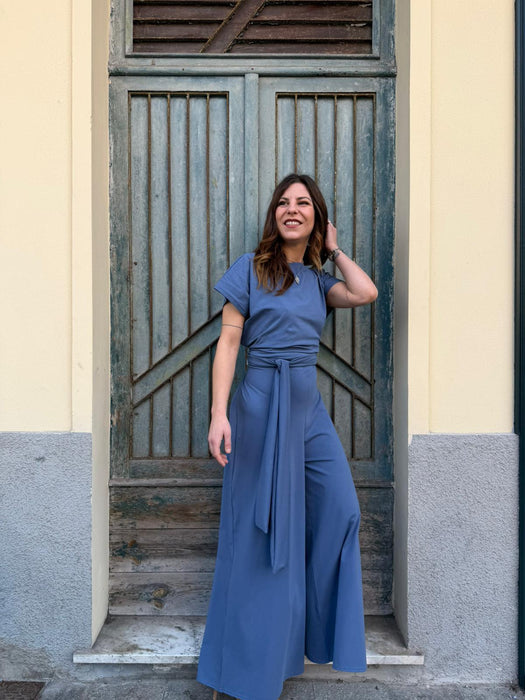 Tuta Magda azzurro polvere