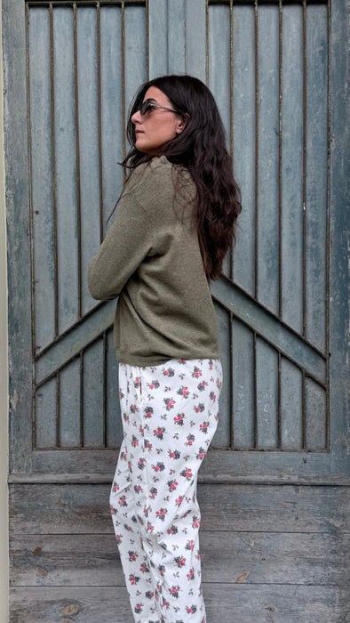 Cardigan Rebecca verde salvia