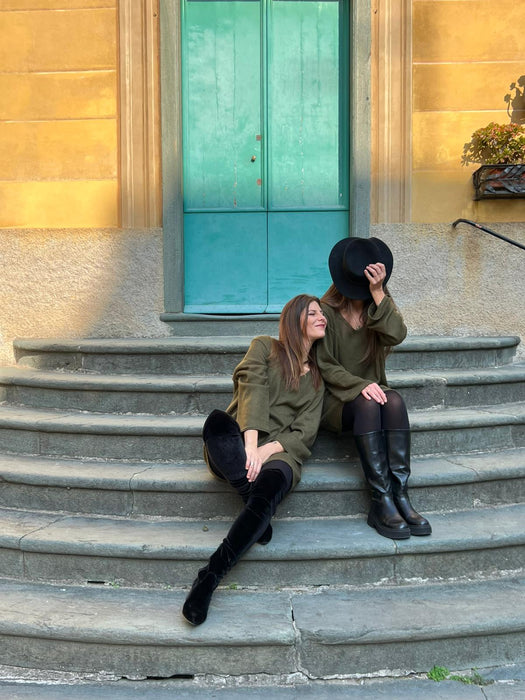 Abito Frida verde militare