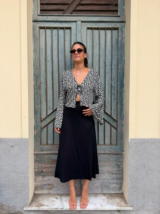 Gonna Costanza in maglina nera