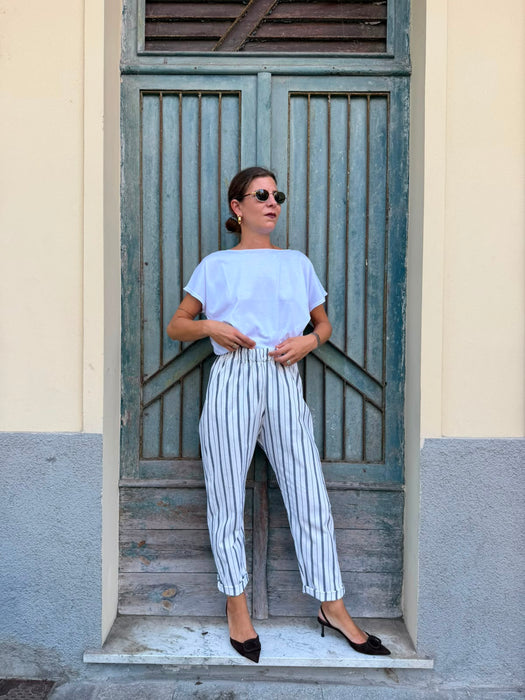 Pantaloni Asia a righe