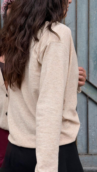 Cardigan Rebecca beige/sabbia