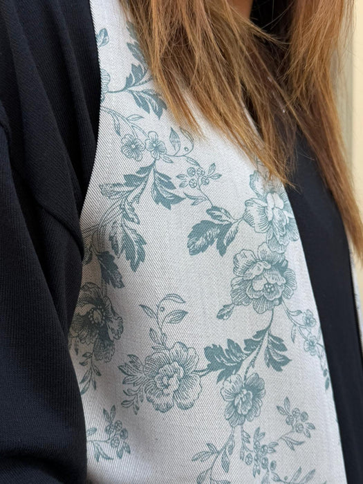 Gilet Mary Jane fiorato