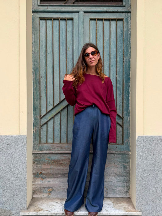 Maglia Carolina color bordeaux