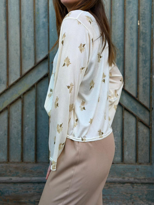 Pantaloni Mia in viscosa color caffellatte