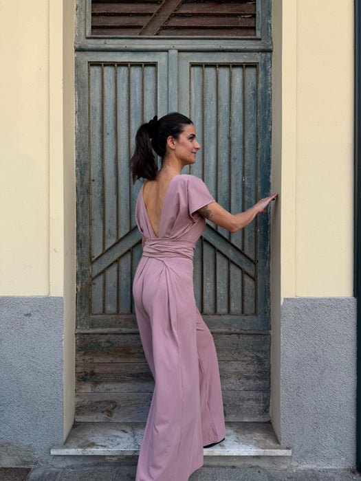 Tuta Magda rosa malva