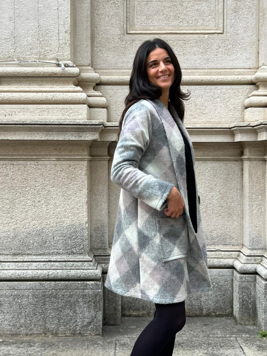 Capospalla Marinella midi a quadri