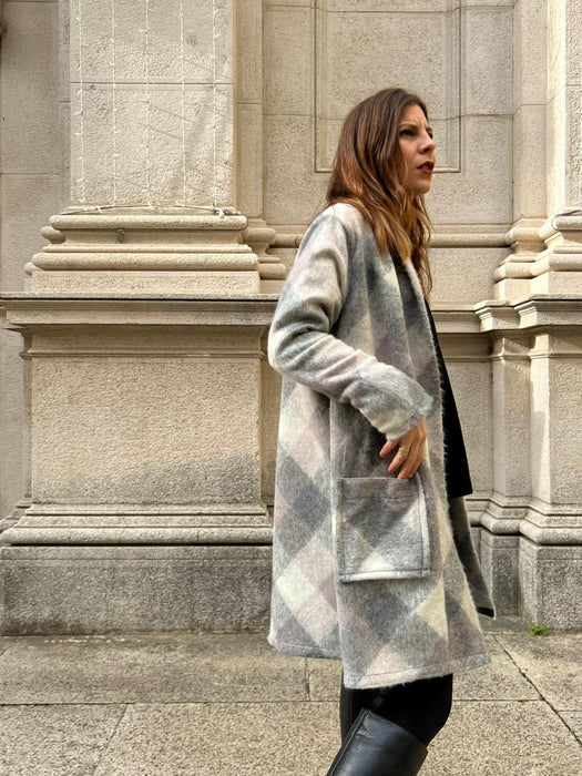 Capospalla Marinella midi a quadri