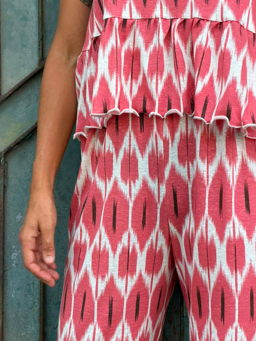 Pantaloni Mia in fantasia geometrica
