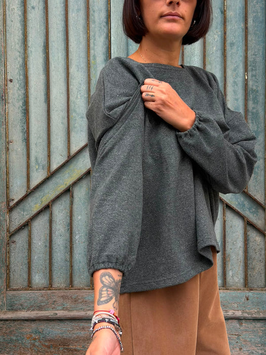 Maglia Vittorio verde/grigio
