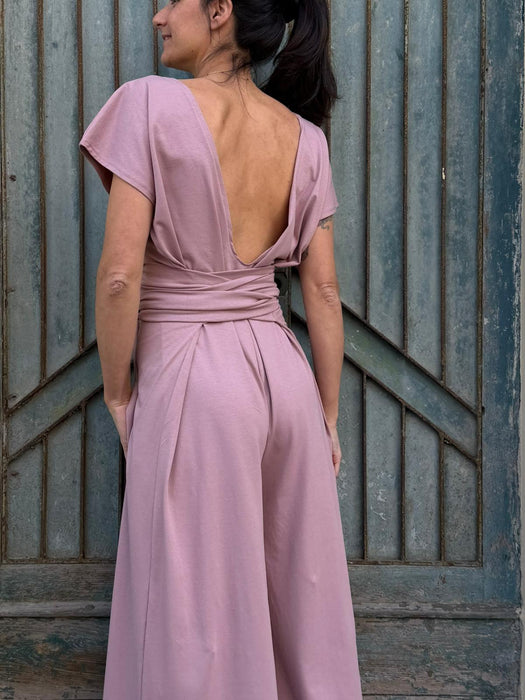 Tuta Magda rosa malva