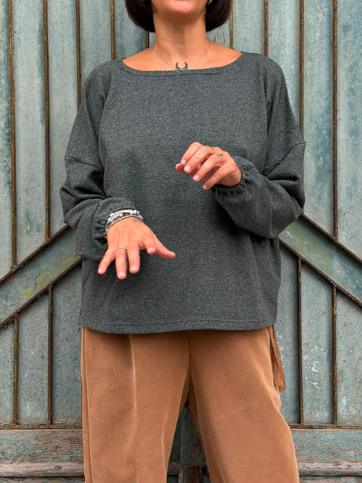 Maglia Vittorio verde/grigio