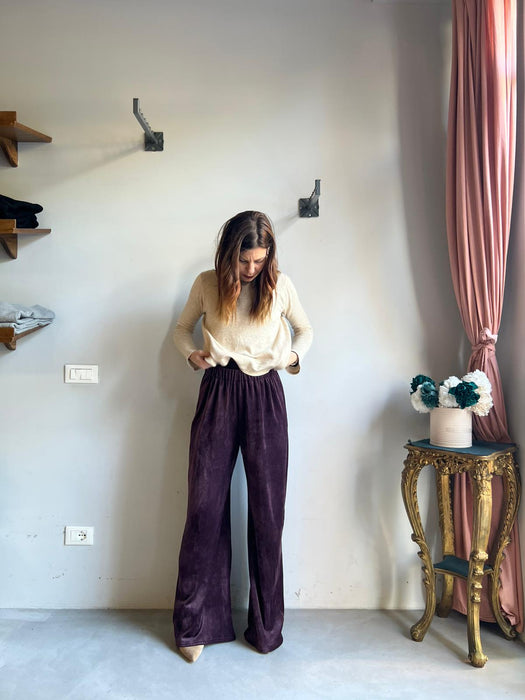 Maglia Basica burro mélange