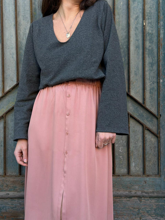 Maglia Frida verde/grigio
