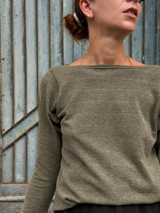 Maglia Cristiana verde salvia