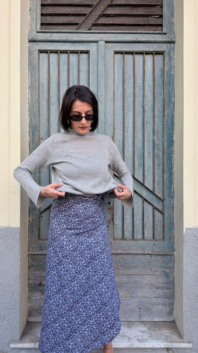 Maglia Nicole in lana grigio chiaro