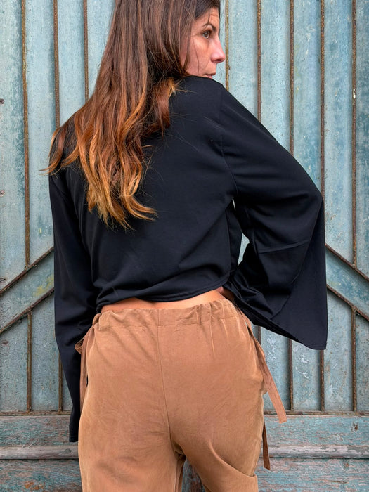 Maglia Alfredo in cotone nero