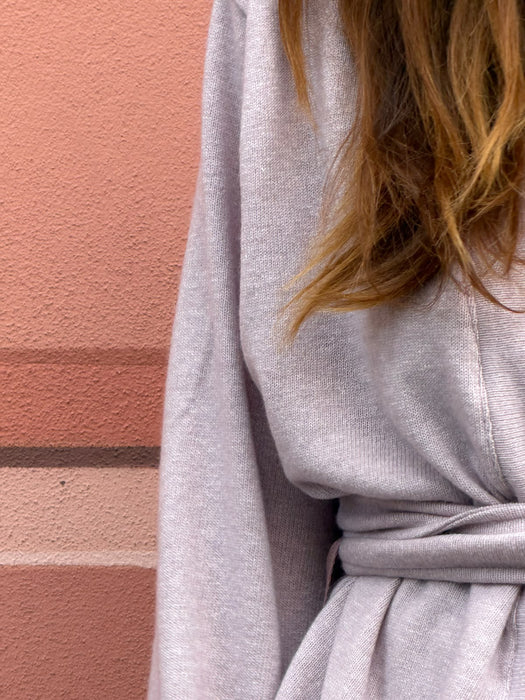 Cardigan Romeo in cashmere rosa