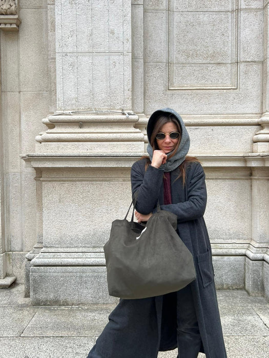 Balaclava double grigio