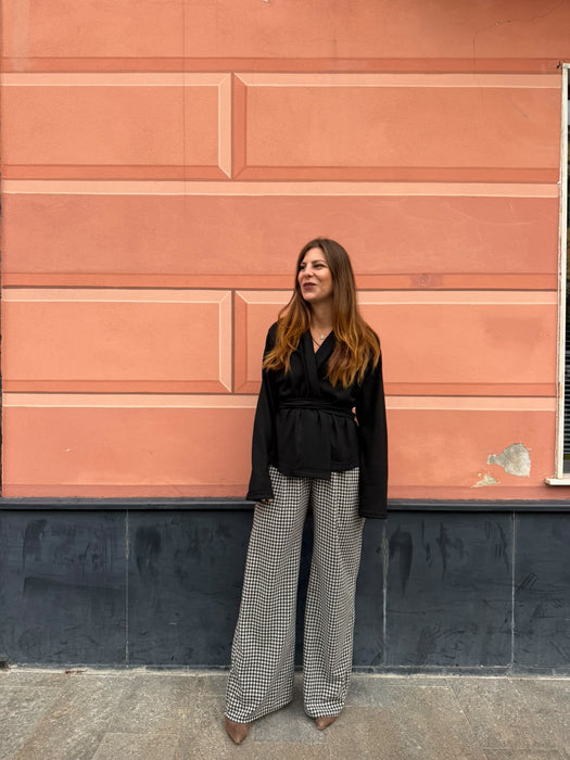 Cardigan Romeo in cashmere nero