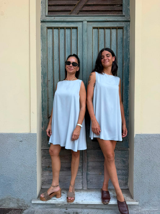 Abito Michele in viscosa ghiaccio