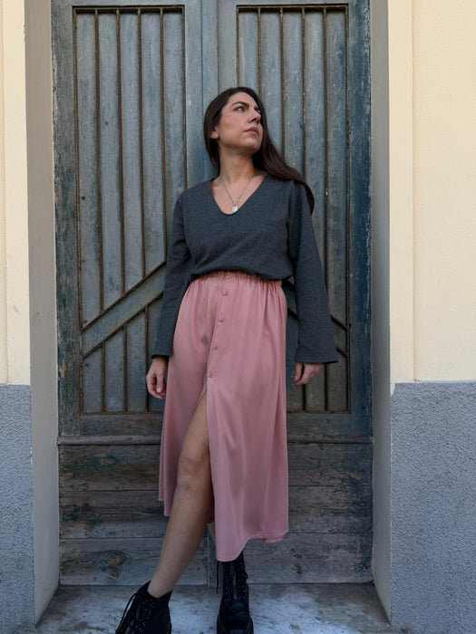 Maglia Frida verde/grigio