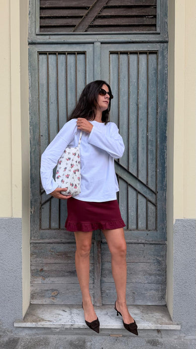 Maglia Carolina in jersey bianco