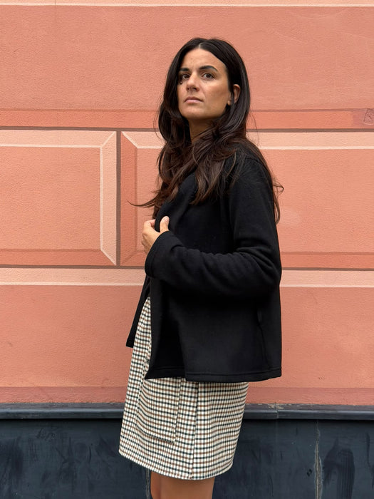 Cardigan Romeo in cashmere nero
