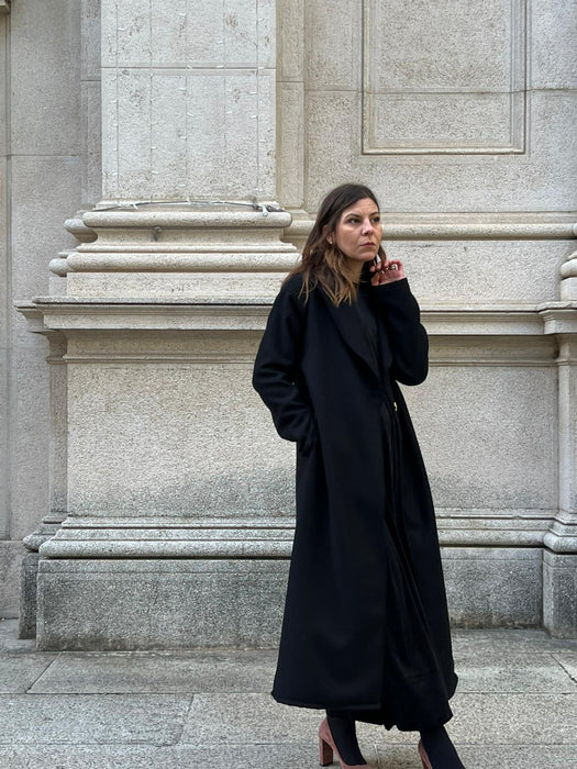 Capospalla Diletta in lana nera