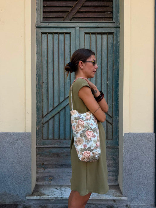Borsetta BonBon in gobeline a fiori