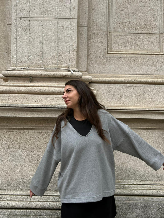 Maglione Amedeo grigio chiaro