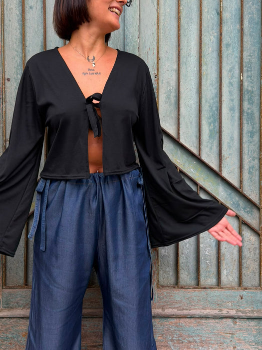 Maglia Alfredo in cotone nero