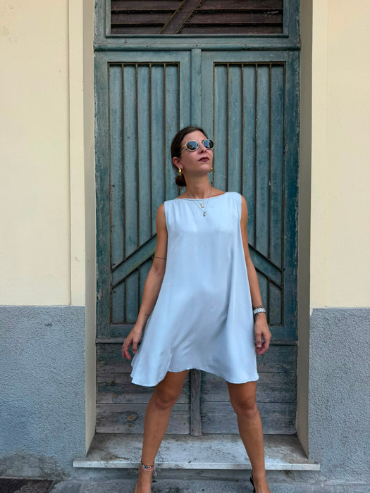 Abito Michele in viscosa ghiaccio