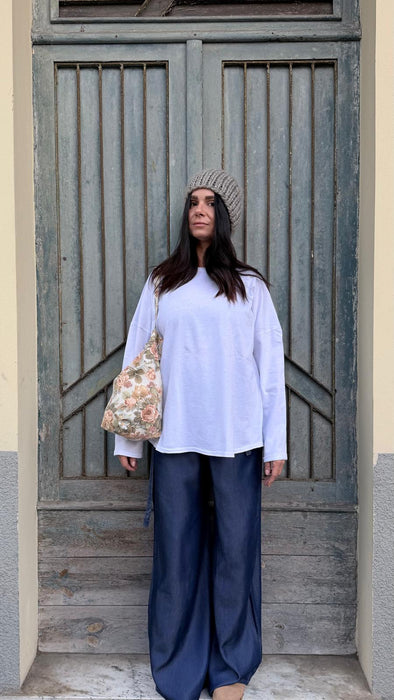 Maglia Carolina in jersey bianco