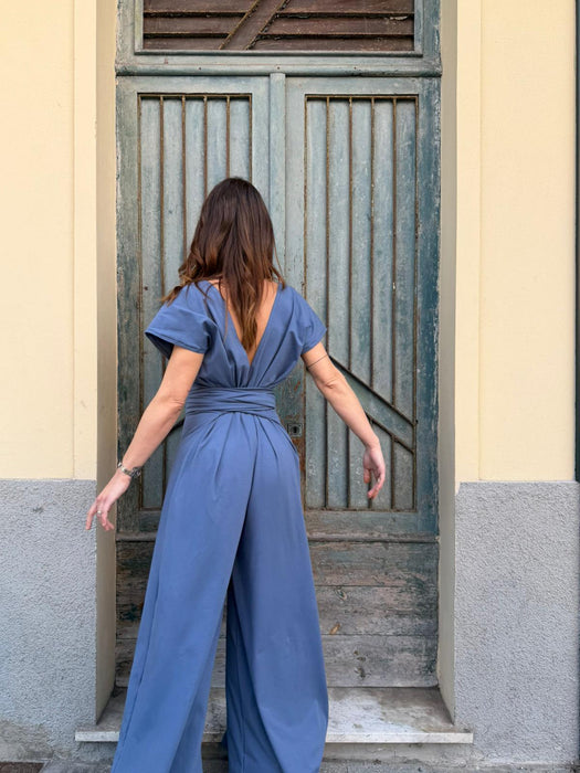 Tuta Magda azzurro polvere