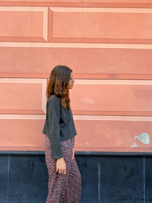 Pantaloni Mia in viscosa a fiori