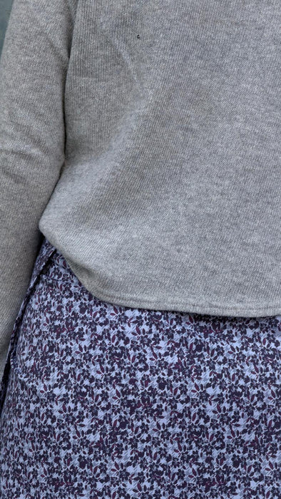 Maglia Nicole in lana grigio chiaro