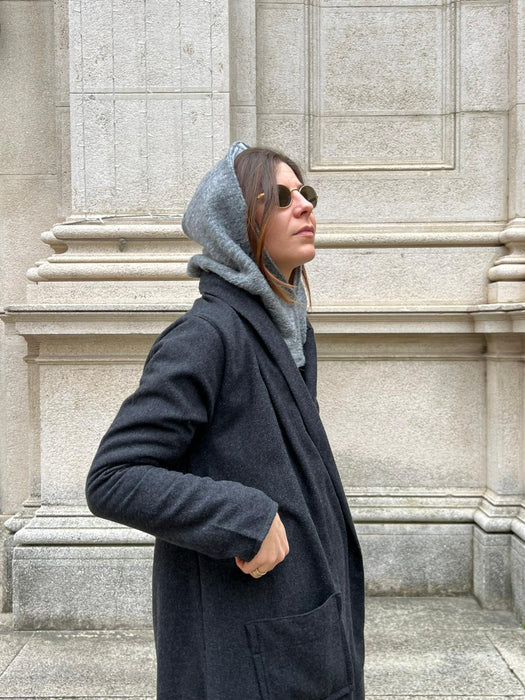 Balaclava double grigio