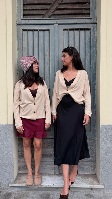 Cardigan Rebecca beige/sabbia