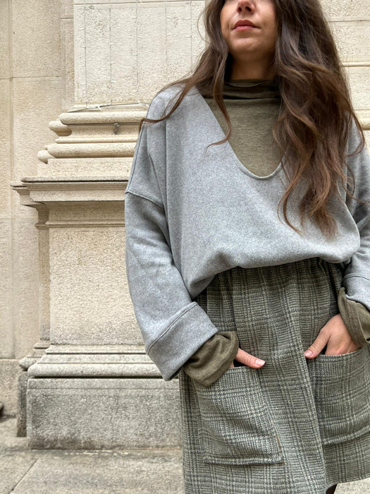 Maglione Amedeo grigio chiaro