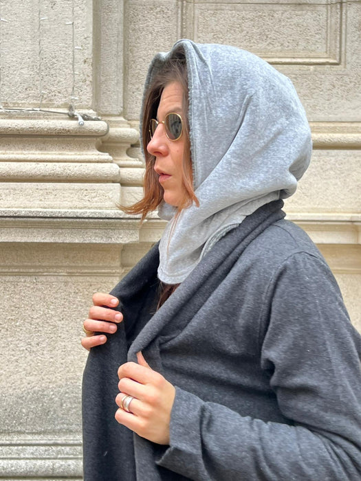 Balaclava double grigio