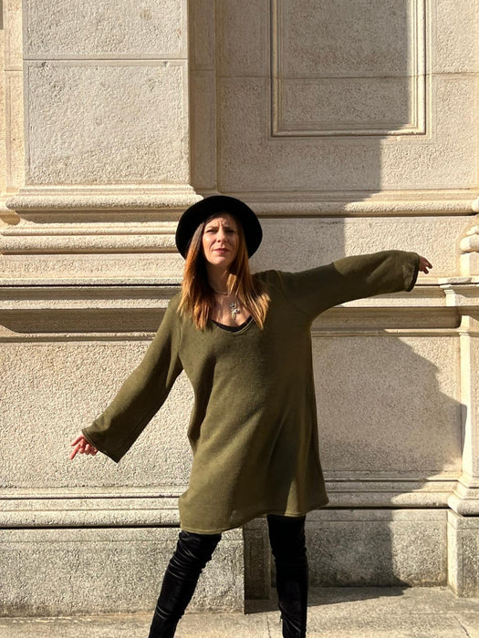 Abito Frida verde militare