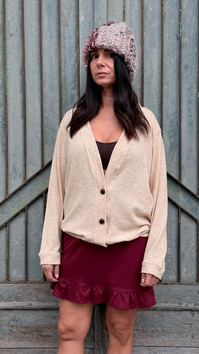Cardigan Rebecca beige/sabbia